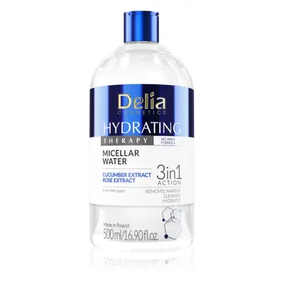 Delia Cosmetics Hydrating Therapy micelární voda 3 v 1 500 ml