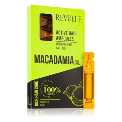 Revuele Macadamia Oil Active Hair Ampoules ampule pro barvené vlasy 8x5 ml