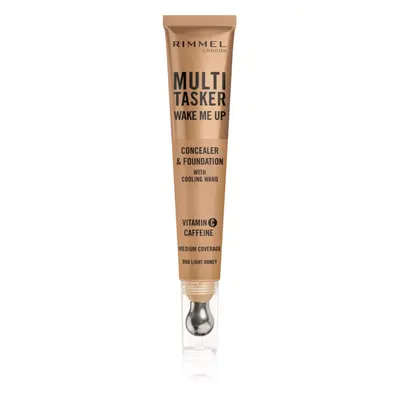 Rimmel Multi-Tasker Wake Me Up make-up a korektor pro rozjasnění pleti odstín 60 Light Honey 20 