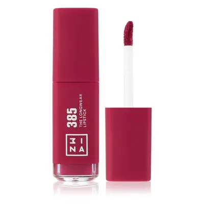 3INA The Longwear Lipstick dlouhotrvající tekutá rtěnka odstín 385 - Dark raspberry pink 6 ml