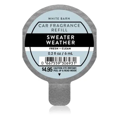 Bath & Body Works Sweater Weather vůně do auta náhradní náplň 6 ml