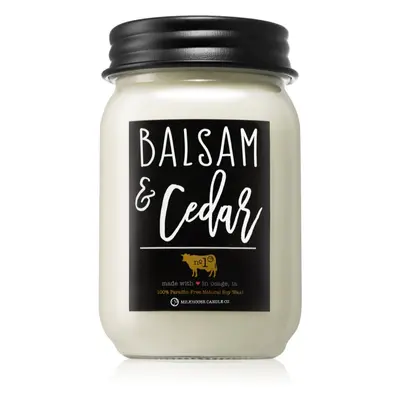 Milkhouse Candle Co. Farmhouse Balsam & Cedar vonná svíčka Mason Jar 368 g