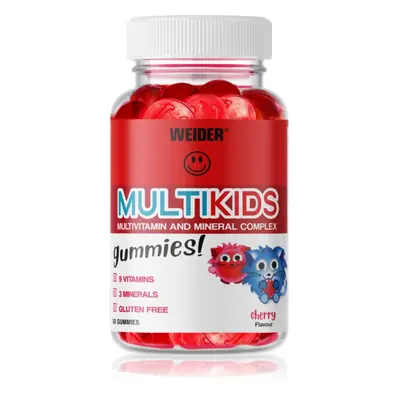 Weider Multikids komplexní multivitamín pro děti příchuť Cherry 50 ks