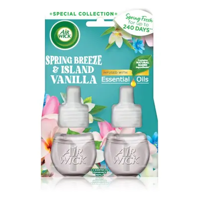 Air Wick Spring Fresh Spring Breeze & Island Vanilla elektrický osvěžovač vzduchu náhradní náplň