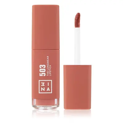 3INA The Longwear Lipstick dlouhotrvající tekutá rtěnka odstín 503 - Nude 6 ml