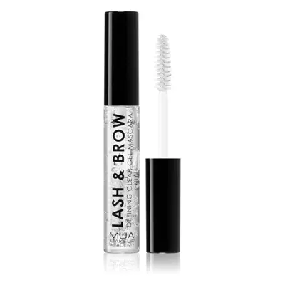 MUA Makeup Academy Lash & Brow transparentní řasenka na řasy a obočí 9 ml