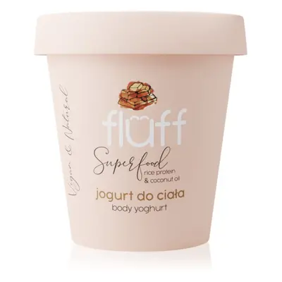 Fluff Superfood Chocolate tělový jogurt Rice Protein & Coconut Oil 180 ml