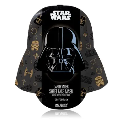 Mad Beauty Star Wars Darth Vader antioxidační plátýnková maska s extraktem z čajovníku 25 ml