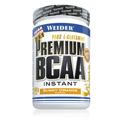 Weider Premium BCAA Powder podpora správného fungování organismu příchuť Orange 500 g