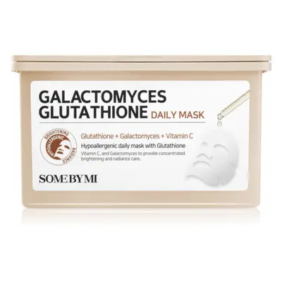 Some By Mi Galactomyces Glutathione Daily Mask Pack rozjasňující plátýnková maska velké balení 3