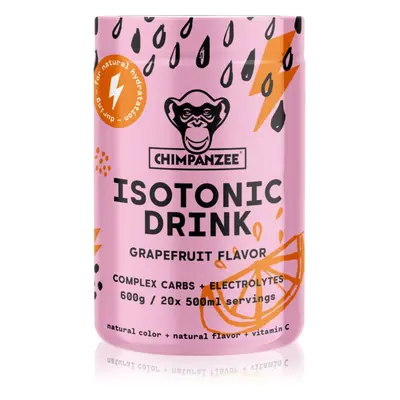 Chimpanzee Isotonic Drink rehydratační iontový nápoj v prášku příchuť Grapefruit 600 g