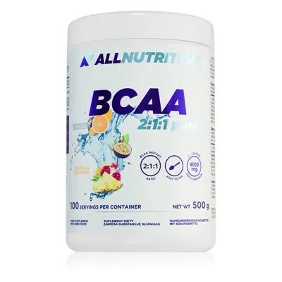 Allnutrition BCAA 2:1:1 Pure podpora tvorby svalové hmoty příchuť Tropical 500 g