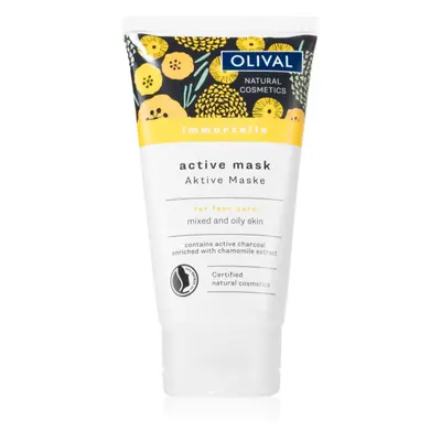 Olival Immortelle Active Mask čisticí pleťová maska pro mastnou a smíšenou pleť 75 ml