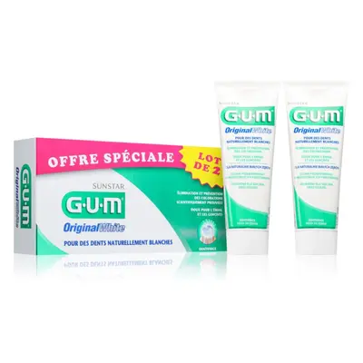 G.U.M Original White Toothpaste zubní pasta 75 ml 2 ks