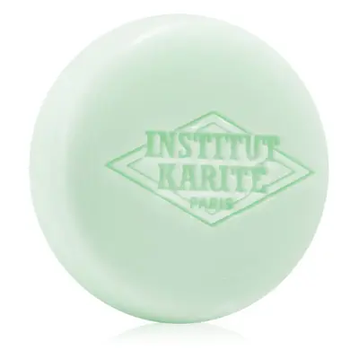 Institut Karité Paris Lily Of The Valley Shea Macaron Soap tuhé mýdlo + pouzdro 27 g