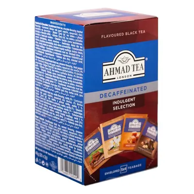 Ahmad Tea Decaffeinated Selection kolekce prémiových čajů bez kofeinu 20x2 g