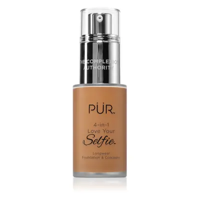 PÜR Cosmetics 4-in-1 Love Your Selfie make-up a korektor 2 v 1 odstín DG3 30 ml