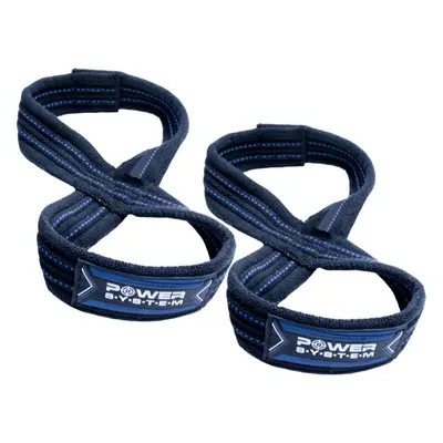 Power System Figure 8 Straps posilovací trhačky barva Blue L/XL 2 ks