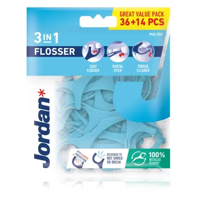 Jordan Flosser 3in1 dentální nit 50 ks