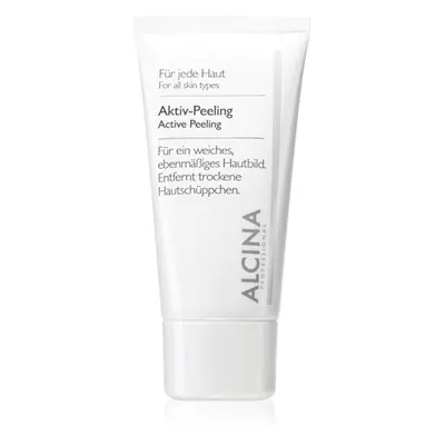 Alcina For All Skin Types aktivní peeling pro jemnou a vyhlazenou pleť 50 ml