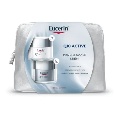 Eucerin Q10 Active Set vánoční dárková sada proti vráskám pro citlivou pleť