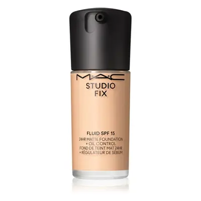 MAC Cosmetics Studio Fix Fluid SPF 15 24HR Matte Foundation + Oil Control matující make-up SPF 1