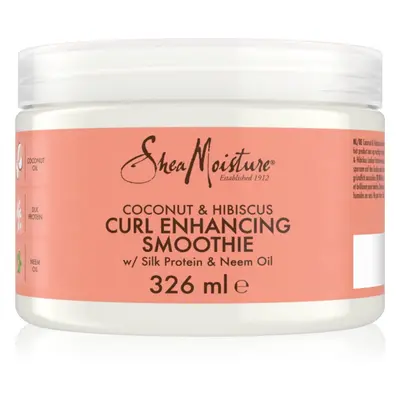 Shea Moisture Coconut & Hibiscus bezoplachový krém pro kudrnaté vlasy 340 g