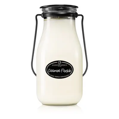 Milkhouse Candle Co. Creamery Cinnamon Fireside vonná svíčka Milkbottle 396 g