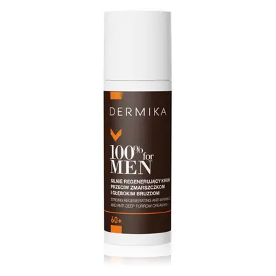 Dermika 100% for Men regenerační krém proti vráskám pro muže 60+ 50 ml