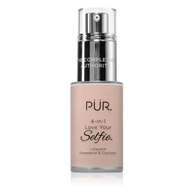 PÜR Cosmetics 4-in-1 Love Your Selfie make-up a korektor 2 v 1 odstín LN1 30 ml