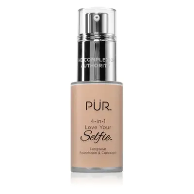 PÜR Cosmetics 4-in-1 Love Your Selfie make-up a korektor 2 v 1 odstín LG6 30 ml