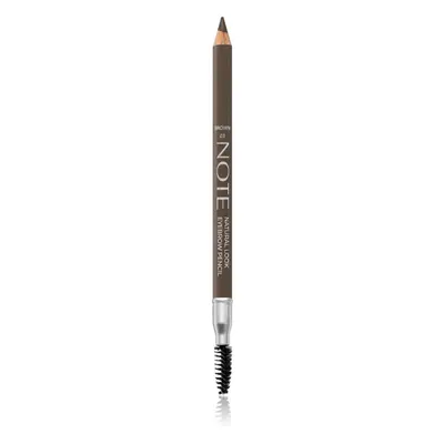 Note Cosmetique Natural Look tužka na obočí s kartáčkem 03 Brown 1,08 g