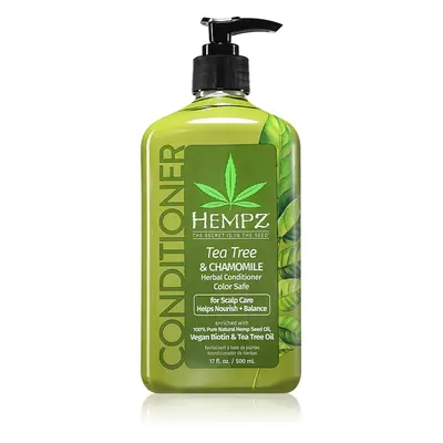 HEMPZ Tea Tree & Chamomile hydratační kondicionér na vlasy 500 ml