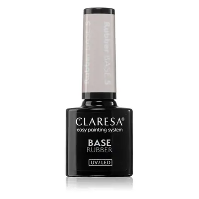 Claresa UV/LED Base Rubber podkladový lak pro gelové nehty odstín 5 5 g