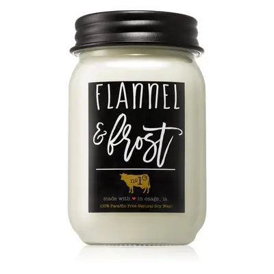 Milkhouse Candle Co. Farmhouse Flannel & Frost vonná svíčka Mason Jar 368 g