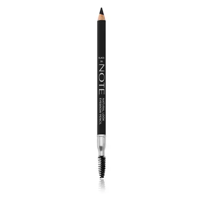 Note Cosmetique Natural Look tužka na obočí s kartáčkem 06 Black 1,08 g