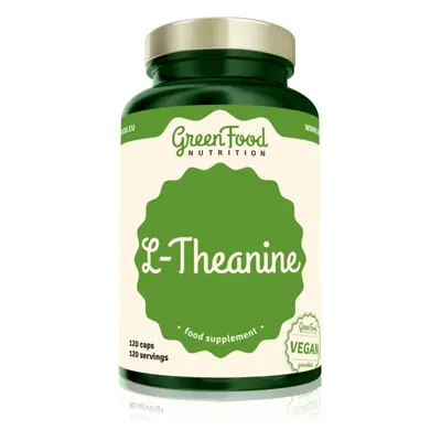 GreenFood Nutrition L-Theanine kapsle pro podporu spánku a regenerace 120 cps