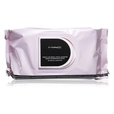 MAC Cosmetics Gently Off Wipes + Micellar Water odličovací ubrousky na make-up 80 ks