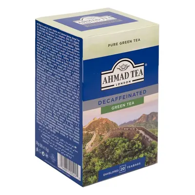 Ahmad Tea Decaffeinated Green Tea zelený čaj bez kofeinu 20x1.5 g