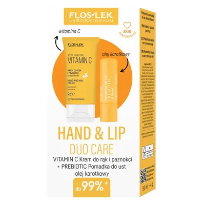 FlosLek Laboratorium Hand & Lip Duo Care Vitamin C dárková sada