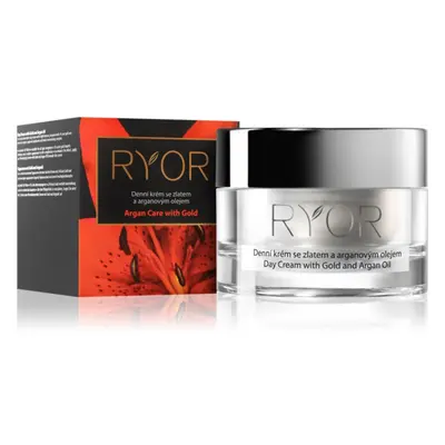 RYOR Argan Care with Gold denní krém se zlatem a arganovým olejem 50 ml