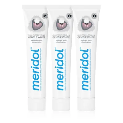 Meridol Gum Protection Whitening bělicí zubní pasta 3 x 75 ml