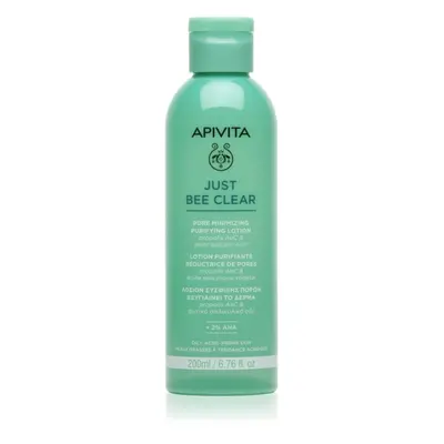 Apivita Just Bee Clear Pore Minimizing Lotion péče na rozšířené póry a černé tečky 200x1 ml