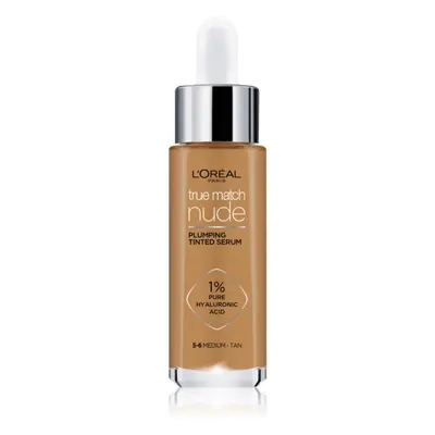 L’Oréal Paris True Match Nude Plumping Tinted Serum sérum pro sjednocení barevného tónu pleti od