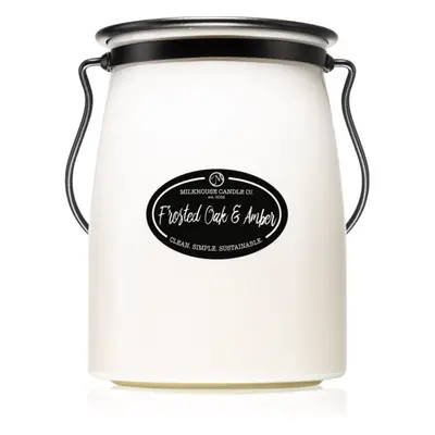 Milkhouse Candle Co. Creamery Frosted Oak & Amber vonná svíčka Butter Jar 624 g