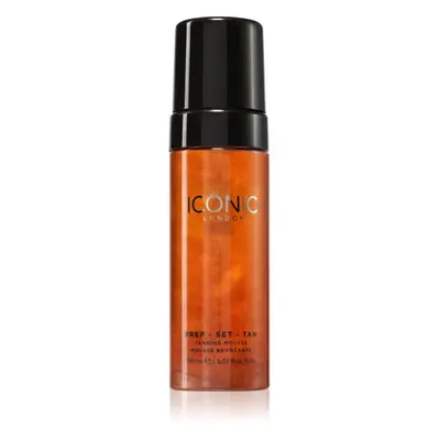 ICONIC London Prep Set Tan Mousse samoopalovací pěna odstín Glow 150 ml