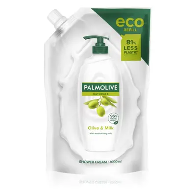 Palmolive Naturals Milk & Olive antistresový sprchový gel náhradní náplň 1000 ml