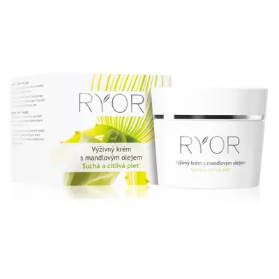 RYOR Dry And Sensitive Naturtal Oils vyživující krém s mandlovým olejem 50 ml