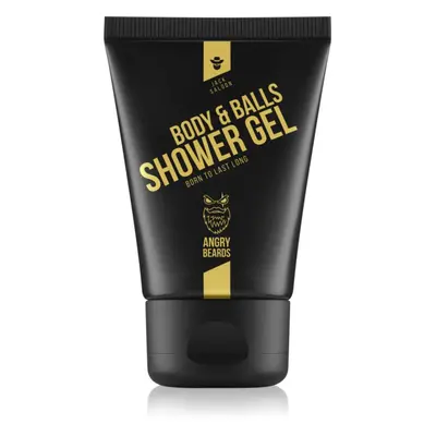 Angry Beards Jack Saloon Shower Gel hydratační sprchový gel pro muže 50 ml