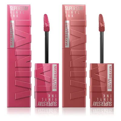 MAYBELLINE NEW YORK SuperStay Vinyl Ink tekutá rtěnka 2x4.2 ml